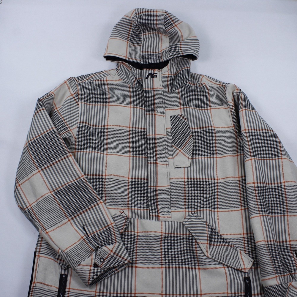 Analog (Burton) ATF Snowboard Anorak Jacket - Size L - Men's - Plaid